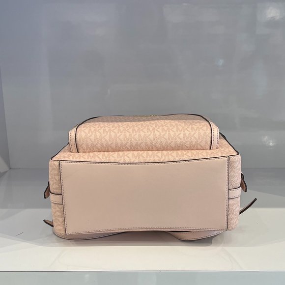 Michael Kors Jaycee Large Zip Pocket Backpack MK Pink - Picture 5 of 10